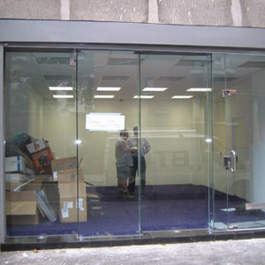 shop front door repair Anderson